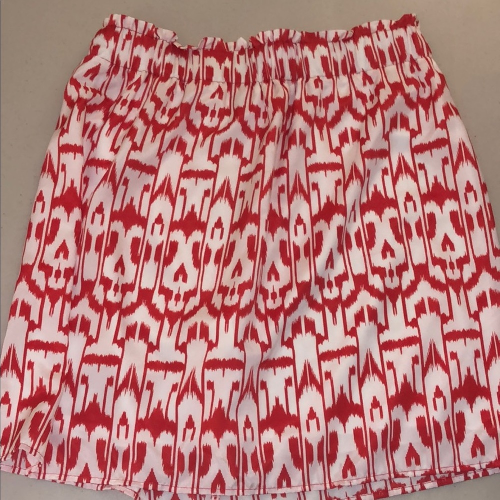 Buttons Patterned Skirt NWT Size L